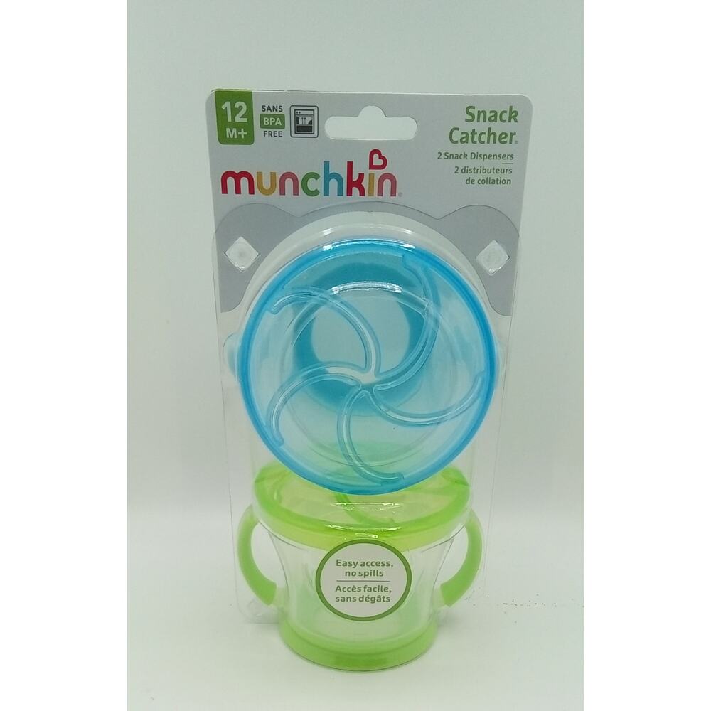 Munchkin Snack Catcher 9oz 12+ Months Blue/Green